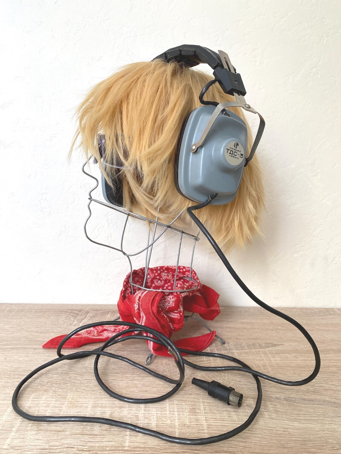 Vintage stereo headphone manufactured,ТДС-3, foto 2 di 5