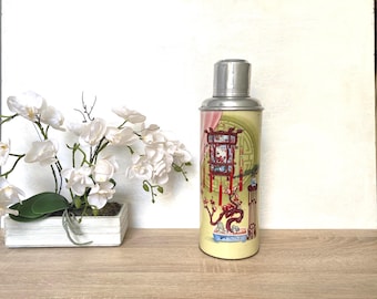 Large Vintage thermos,Vacuum Flask, 1970&#39;s &quot;Made in China&quot;, Thermos Flask