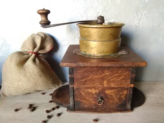 Antique top coffee machine