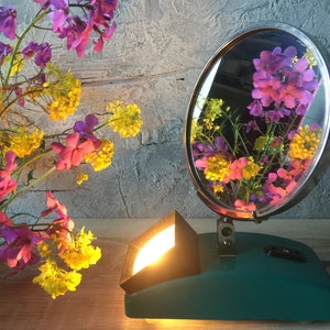 Illuminated table mirror,double-sided mirror,makeup,bedroom decor