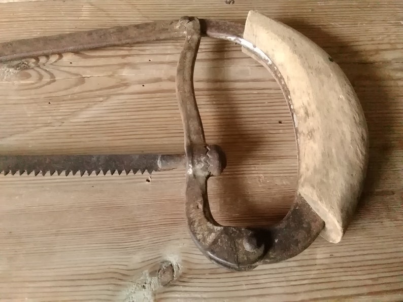 Vintage Rustic Hacksaw wood Hacksawold Tools Old Hand Saw | Etsy