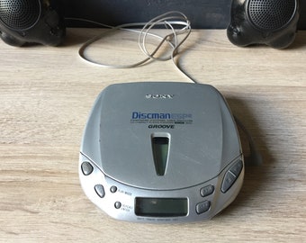 Vintage SONY CD compact player  D-E400AN, Portable Personal CD Compact Disc Player