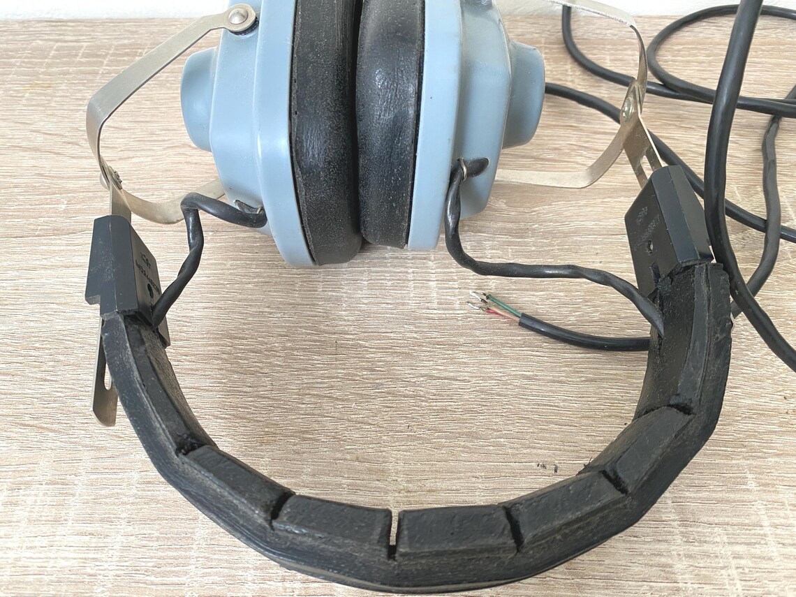 Vintage stereo headphone manufactured,ТДС-3, foto 3 di 5