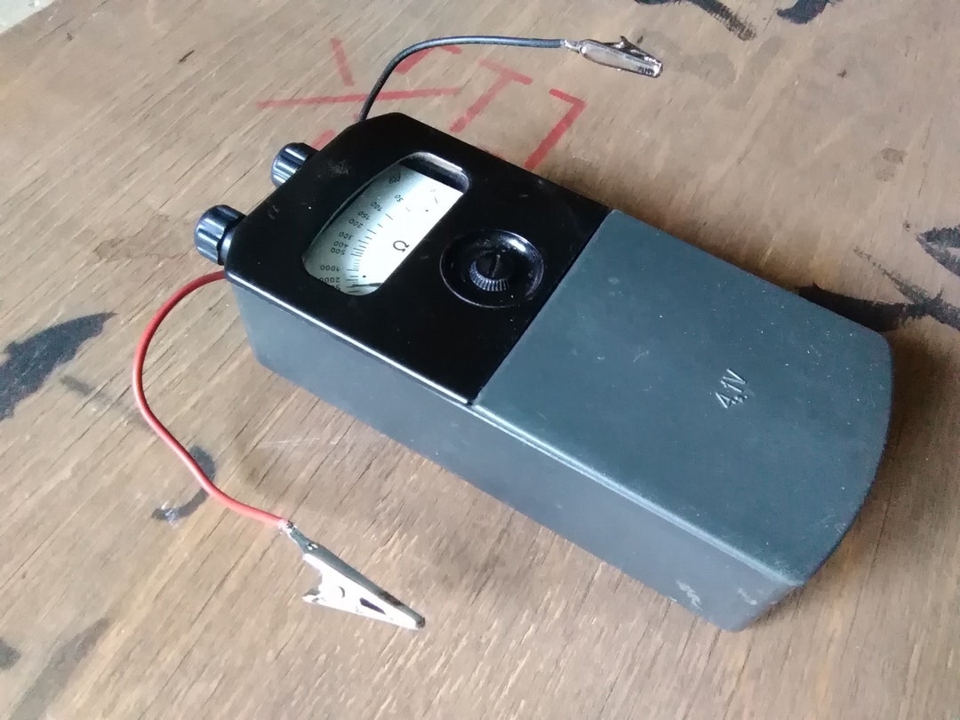 Vintage Ohmmeter,soviet Ohmmeter,old Electrical Parts, Old Electrical