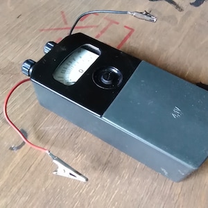 Vintage Ohmmeter,Soviet ohmmeter,Old electrical parts, Old electrical tool, Electrical appliance, Electrical USSR