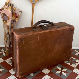 UNICA vintage suitcase, storage, boho decor, old suitcase, travel, gift