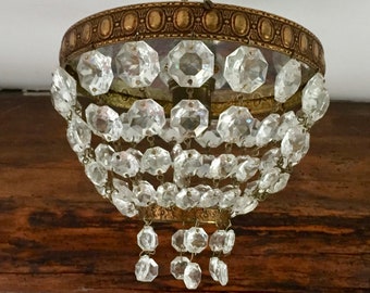 Retro Rustic 6 Light Sculpted Wood Rust Metal Clear Crystal Candle Style Chandelier Retro Rustic 6 Light Sculpted Wood Rust Metal Clear Crystal Candle Style Chandelier