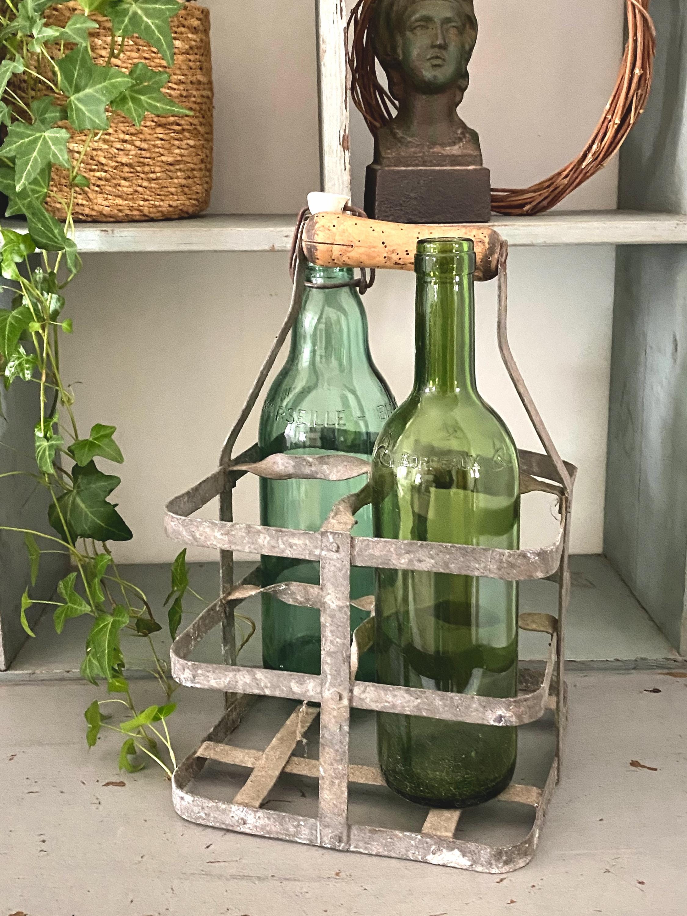 Antique French Zinc Bottle Rack - Etsy