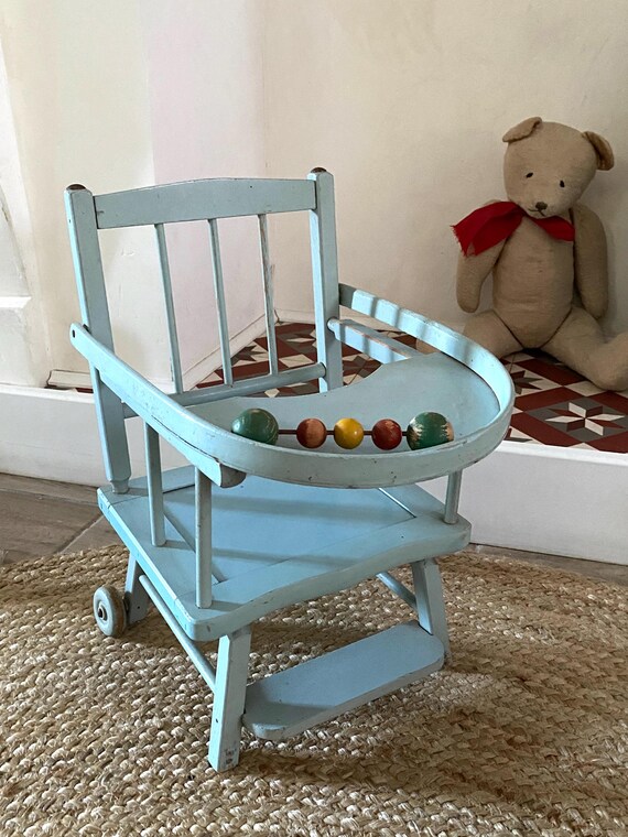 Ancienne chaise haute de poupée - Jeux & Jouets