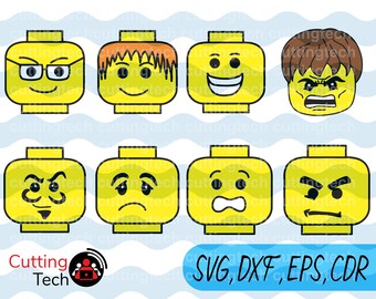 Download Lego head | Etsy