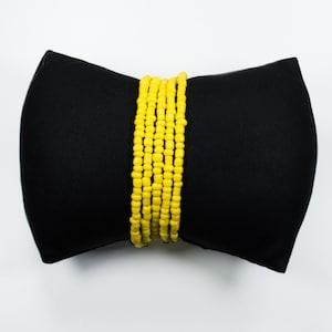 YELLOW /African Waist Beads/Waist Beads / Belly Jewelry/Weighloss Tracker /Belly Beads/waistbeads /Screw Barrel Clasp