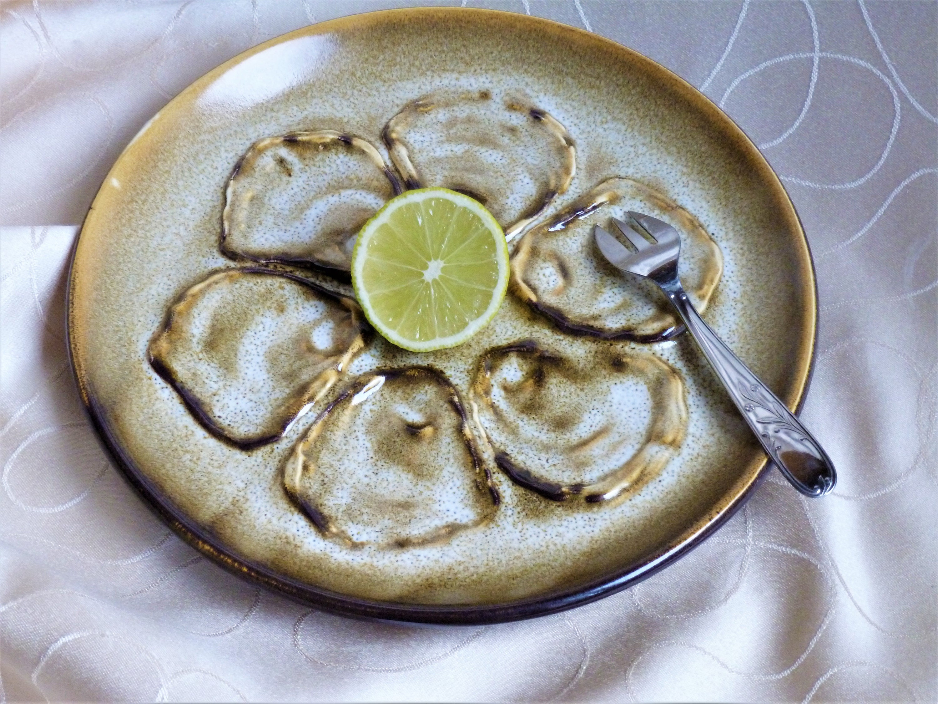 Service à Huîtres, Service Coquillages de Mer, Plat Plateau Service, Présentation, Table Fête, Idée 