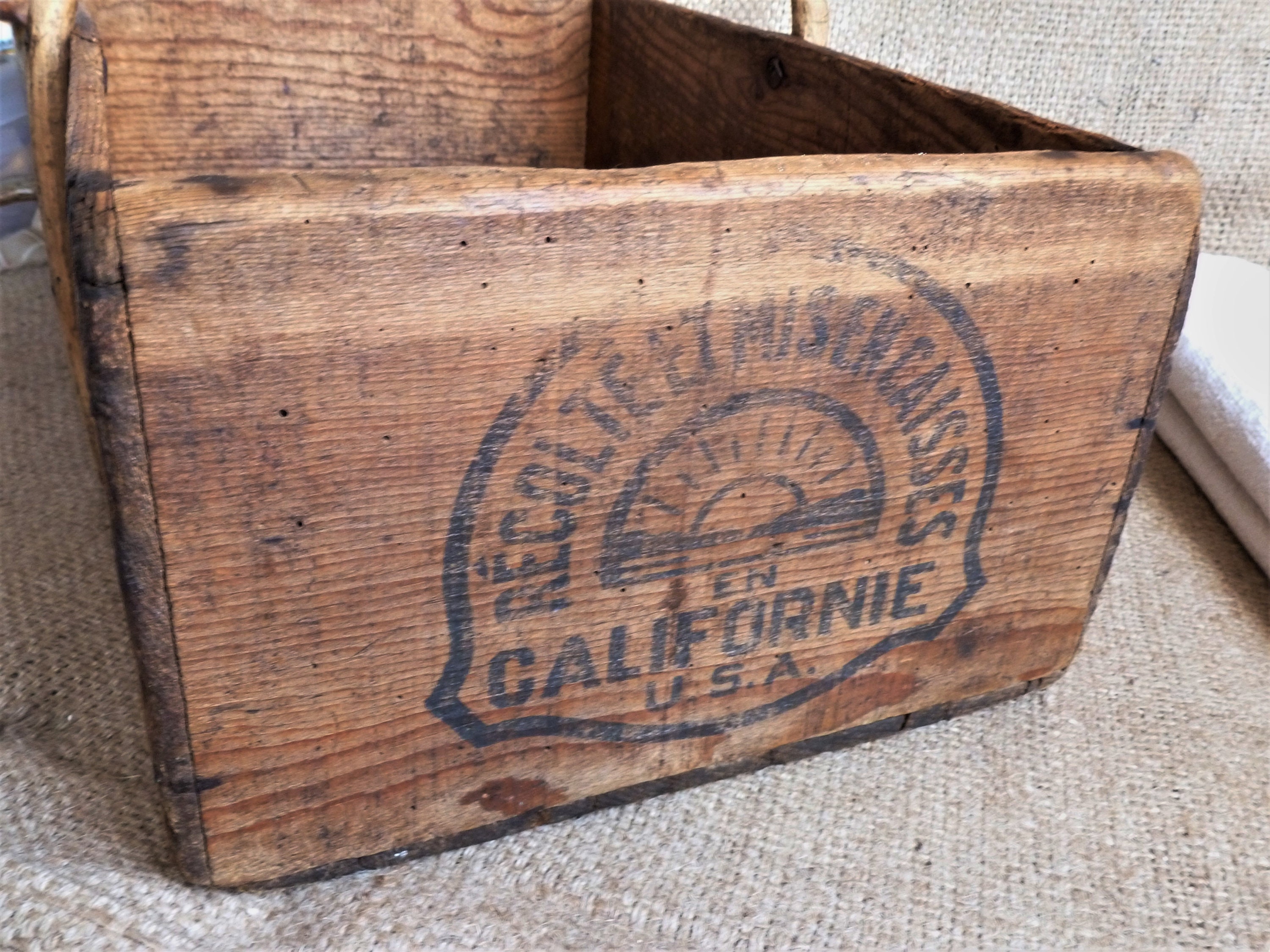Ancienne caisse À Fruits