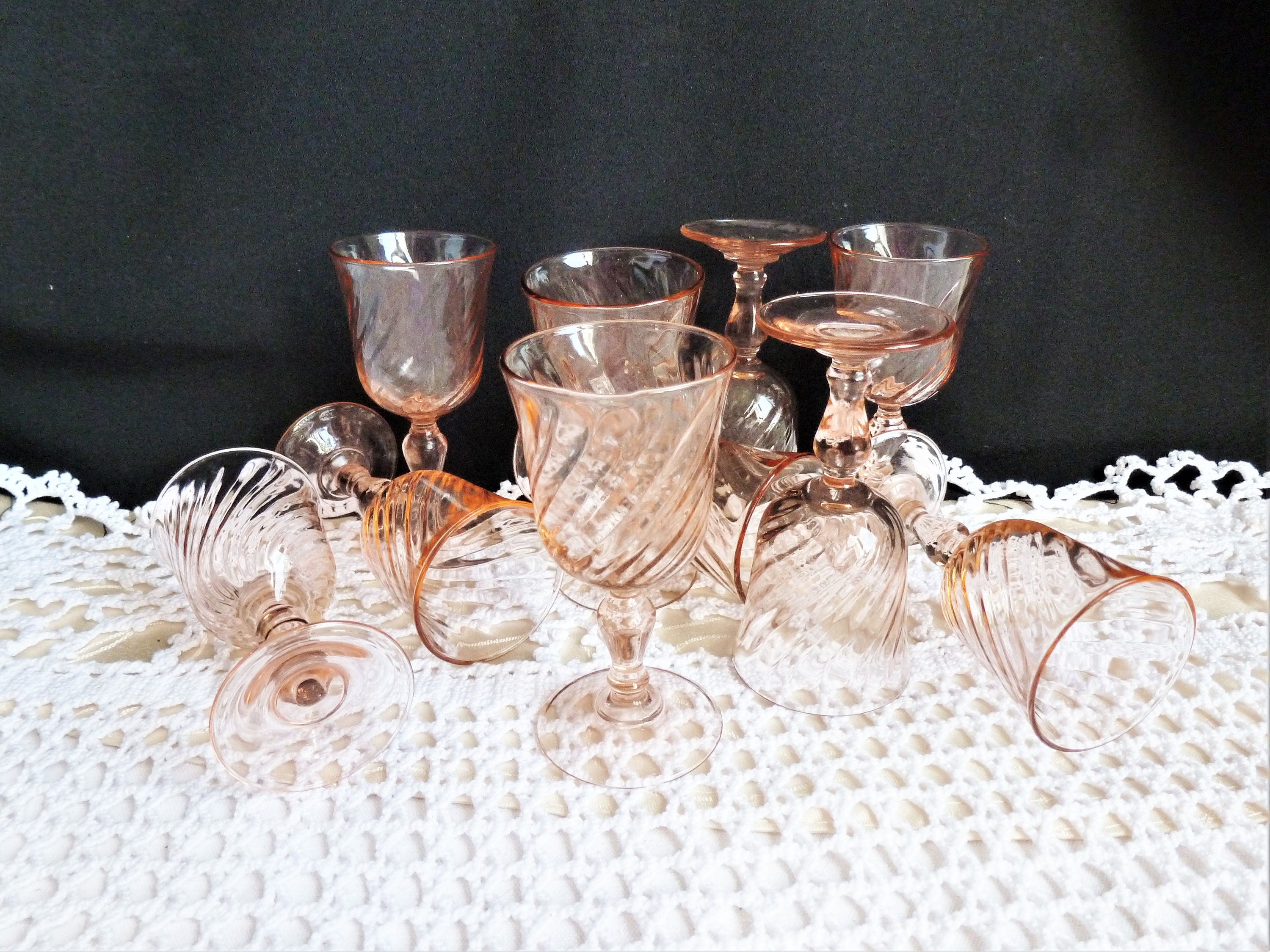 Ensemble de verres à vin transparents, verre à liqueur Brandy Whisky Vodka,  style nordique, fête de