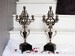 Pair of Napoleon III style candelabras, antique candlesticks, Victorian candelabras, wedding gift light, vintage Christmas light, home decor 