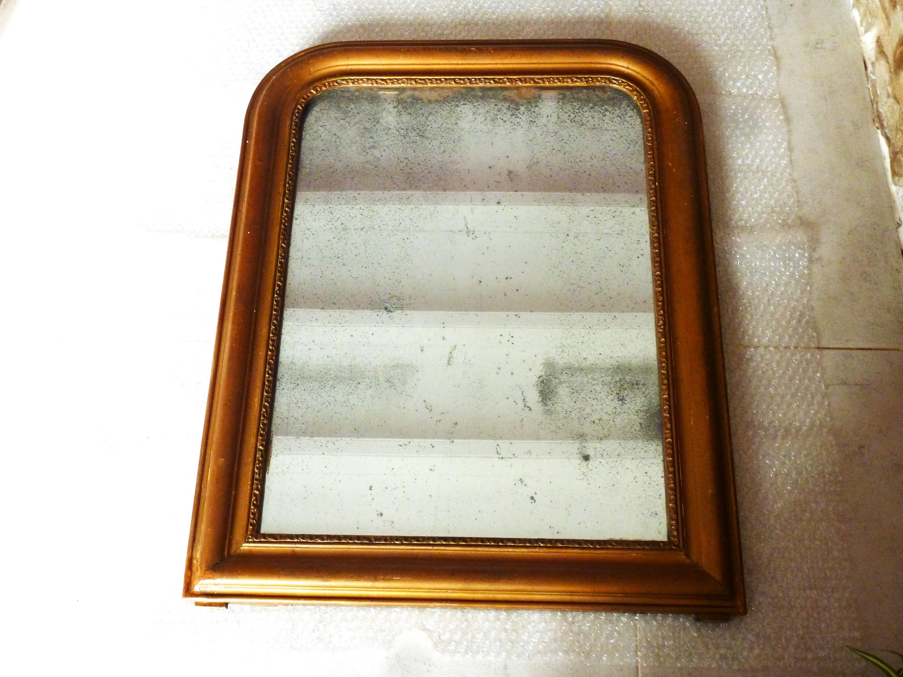 アンティーク ルイ フィリップ ミラー 71 X 56.5 cm / 28 X 22.24