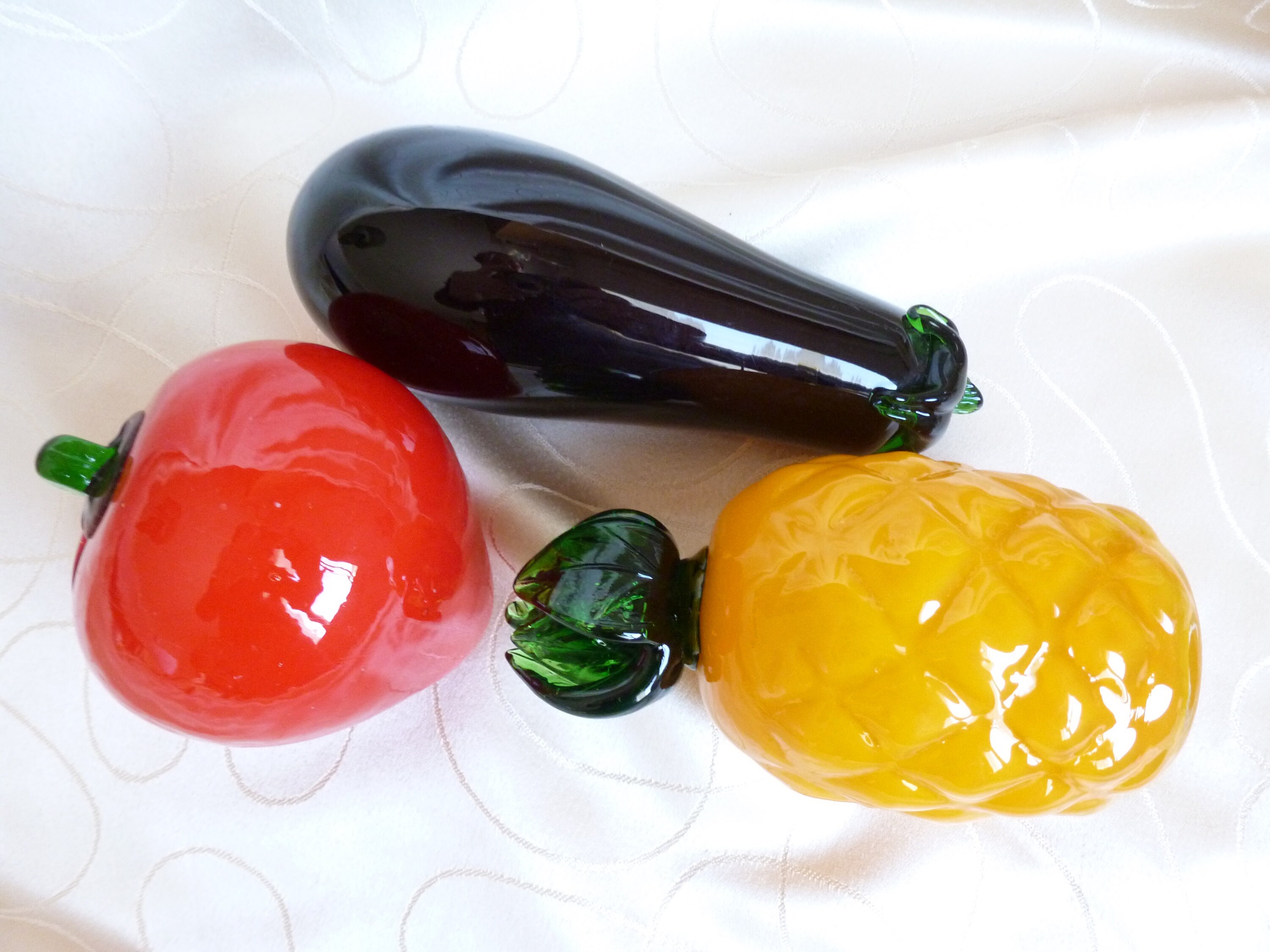 Sculpture fruits En verre