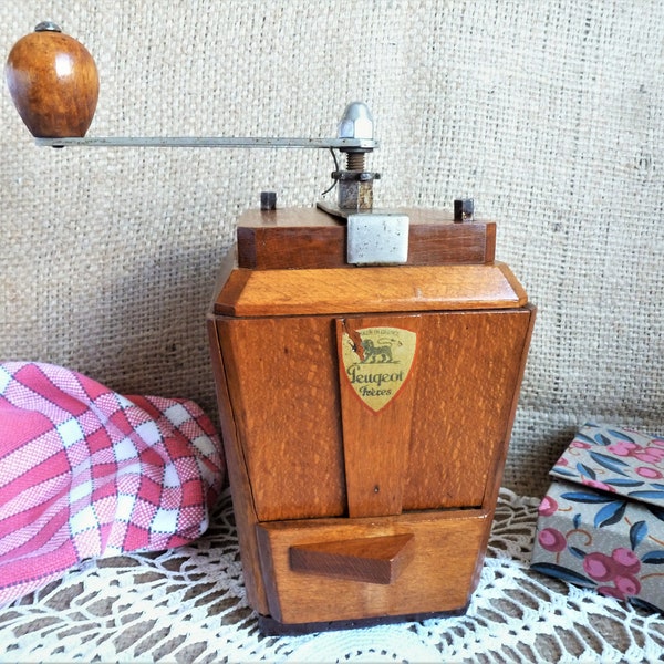 ACCROCHE TORCHON VINTAGE forme moulin à café EUR 10,00 - FR