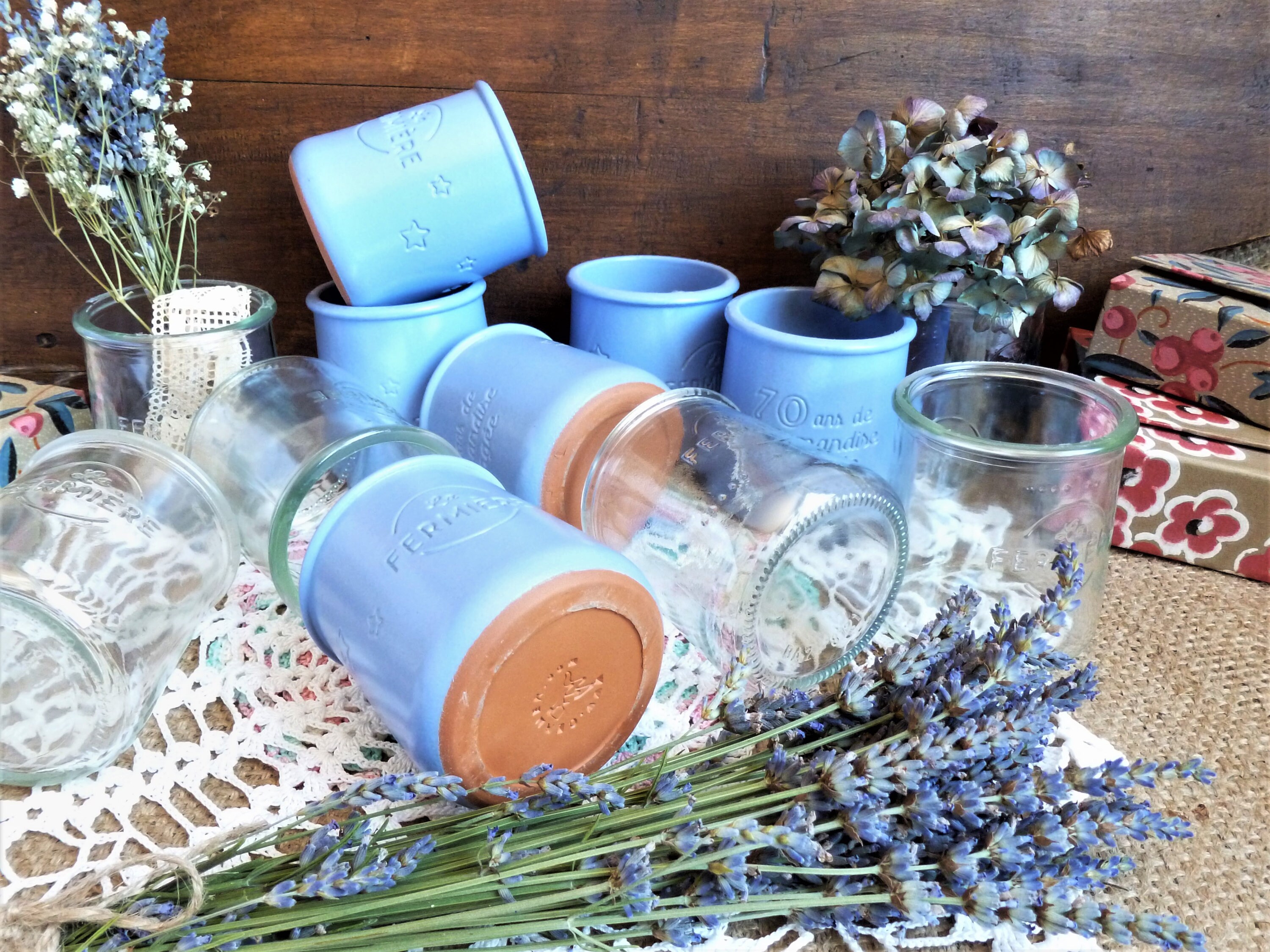 Set 12 Vasetti Yogurt In Vetro Con Coperchio - 150ml, Ermetici E Riutilizzabili