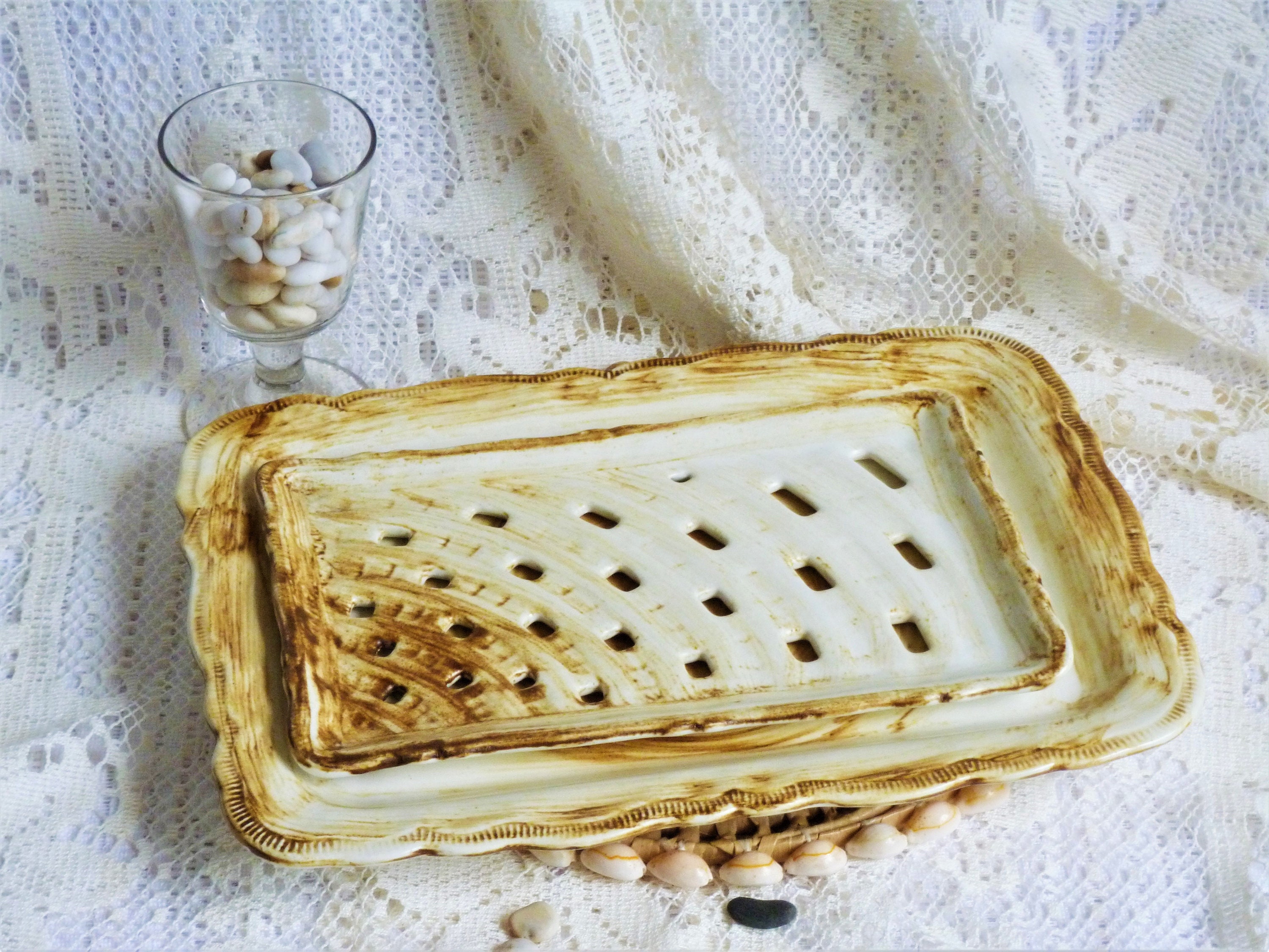 Asparagus Serving / Asparagus Plates / Asparagus Dish / Etsy