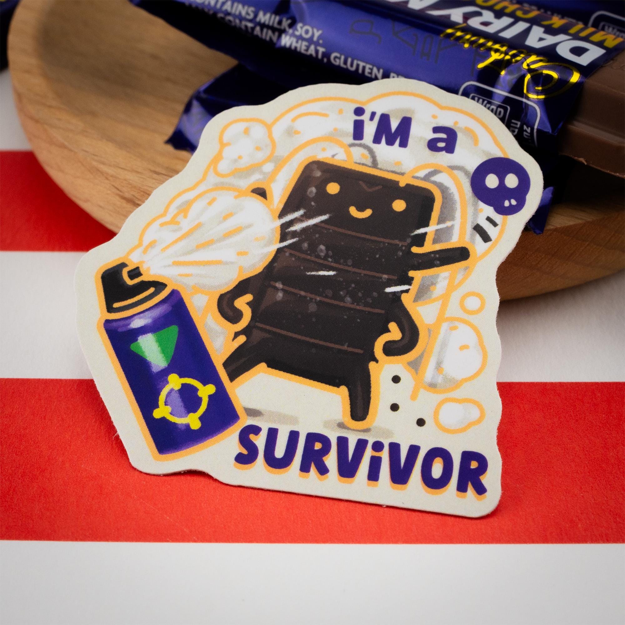 Chocroach Sticker Pack: Funny Chocolate Cockroach Pun Decals - Etsy