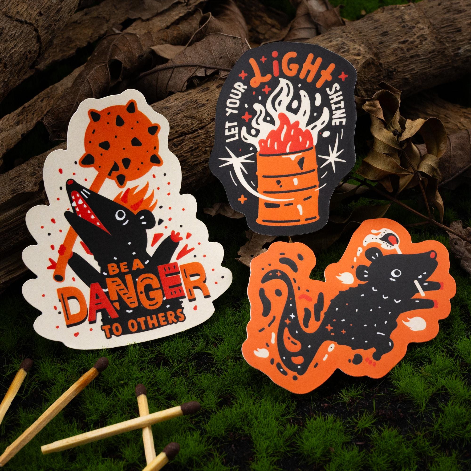 Imp Possum Sticker Pack Season 5: Chaotic Waterproof Vinyl Decals - Etsy