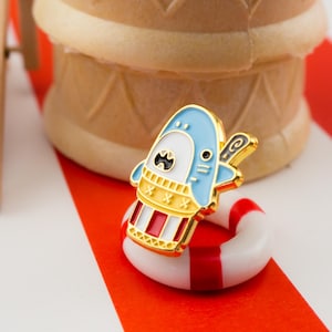 Shark Sundae Enamel Pin – Jawsome treat | Sweets and treats