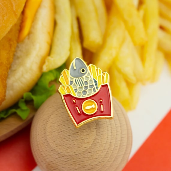  Fish & Chips ピン、シールセット　ロンドン限定 Jellycat Fish & Chips ピン、シールセット ロンドン限定 【公式通販】