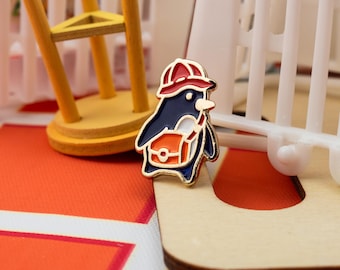 Paro Penguin Student Emaljnål — Originalfigurnål
