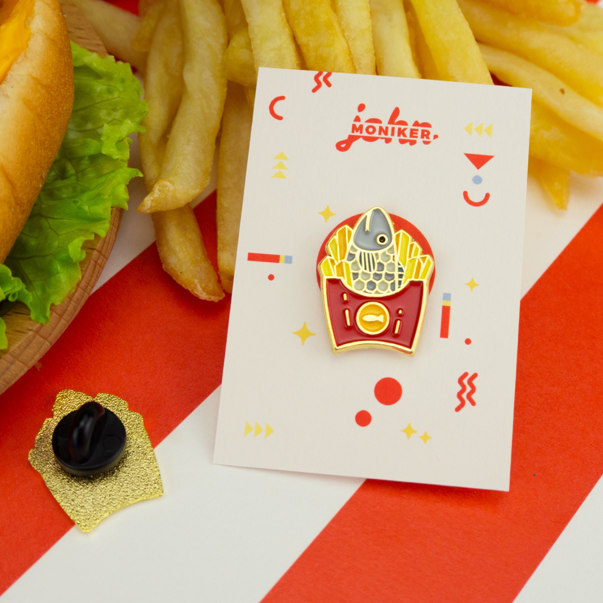  Fish & Chips ピン、シールセット　ロンドン限定 Jellycat Fish & Chips ピン、シールセット ロンドン限定 【公式通販】