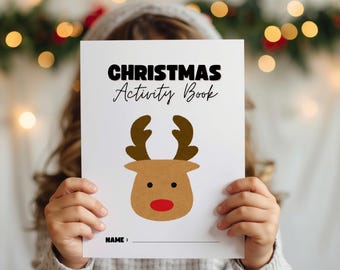 Christmas Activity Book | Ultimate Kids Christmas Games and Activities Educational | Instant PDF Download
