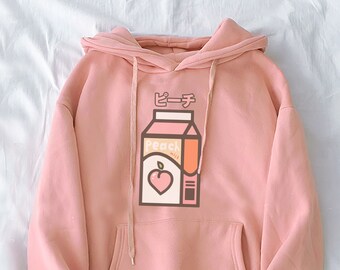 peach colour sweatshirt