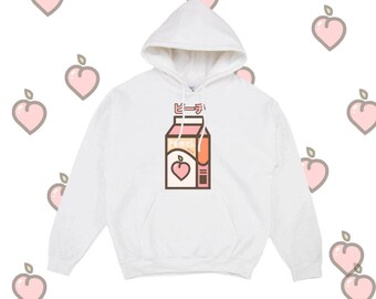 peach coloured hoodie