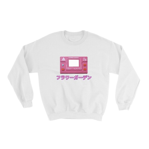 Vaporwave Pink Gameboy Sweatshirt Etsy Vaporwave Pink Gameboy Sweatshirt Etsy