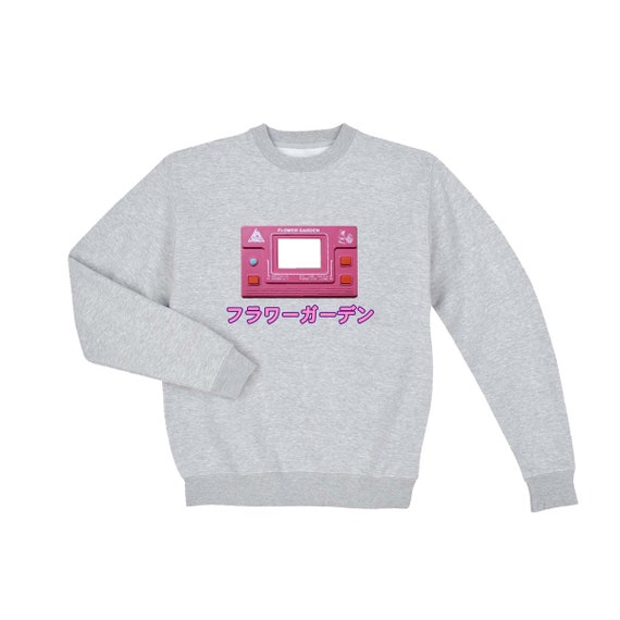 Vaporwave Pink Gameboy Sweatshirt Etsy