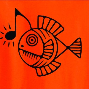 NUTBAG HALLOWEEN T-SHIRT - front back print on a Safety Orange Gildan Ultra shirt