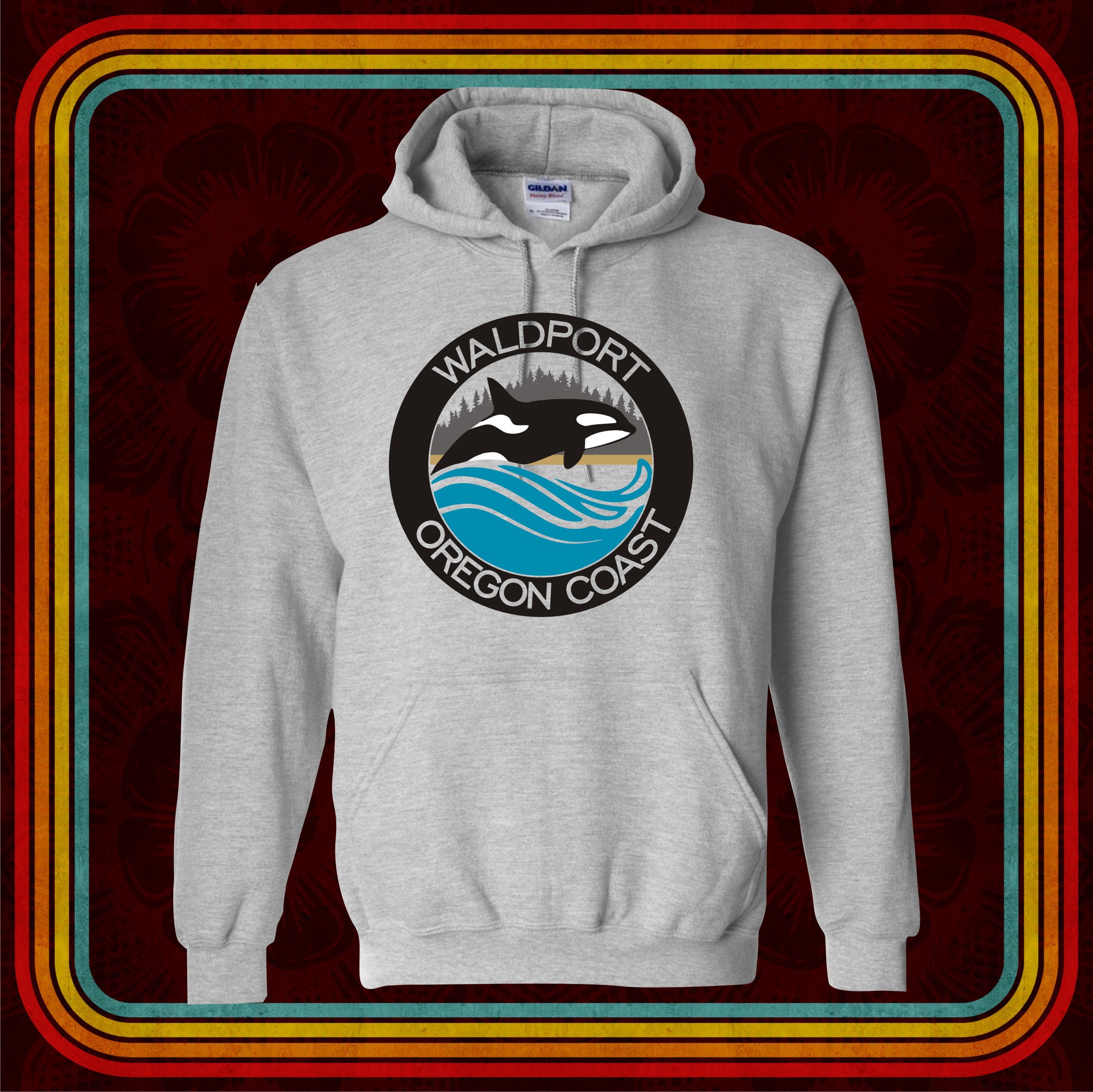 WALDPORT OREGON COAST Sudaderas con capucha S3XL tamaños Etsy