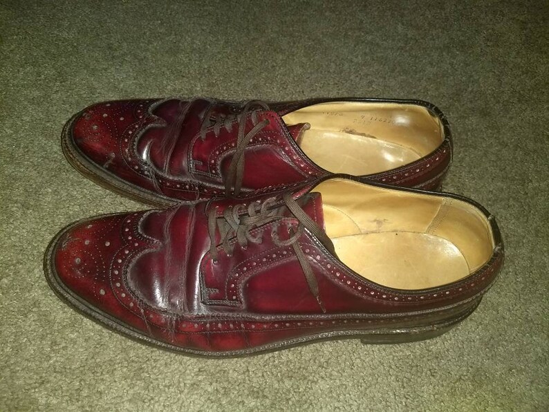 burgundy wingtip oxfords