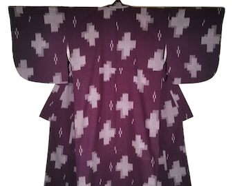 Japan Purple Robe Japanese Kimono Robe Purple Abstract Kimono Dress | Floral Kimono ...