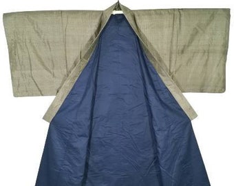 Japanese Kimono Robe Brown Men's Kimono Dress | Floral Kimono | Kimono Cardigan | Long Kimono Robe | Yukata kimono - A189