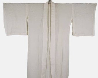 A275 Long Kimono Robe Japanese Women/'s Traditional Juban White Lace Sheer Thin Floral Inner Under Wear Kimono Dress Yukata Kimono