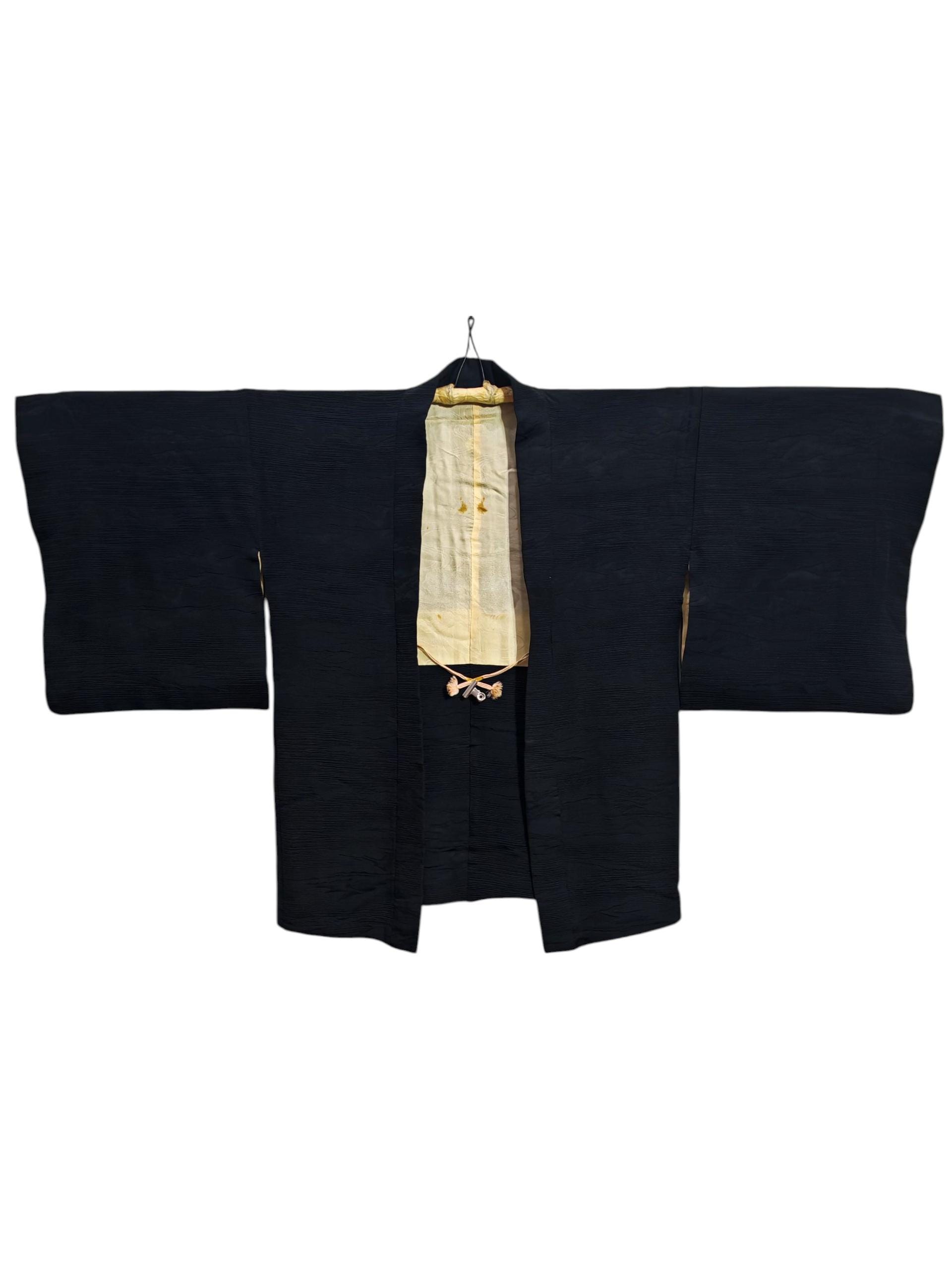 K*E様 MNMM HAORI / BLACK Size 1 K*E様 MNMM HAORI / BLACK Size 1 Men's Japanese Kimono Haori, Coat