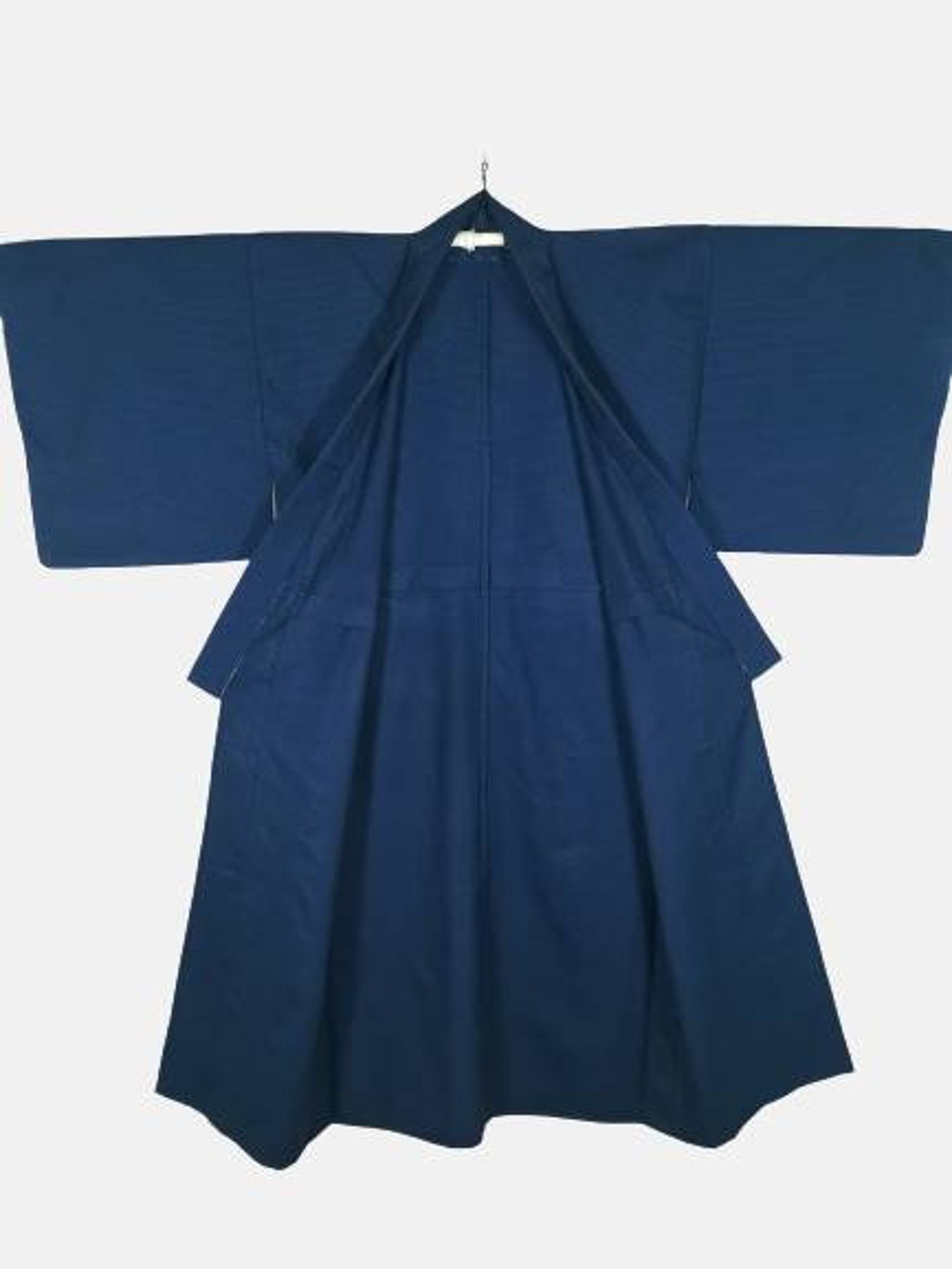 Japanese Kimono Robe Blue Men's Kimono Dress Floral - Etsy UK