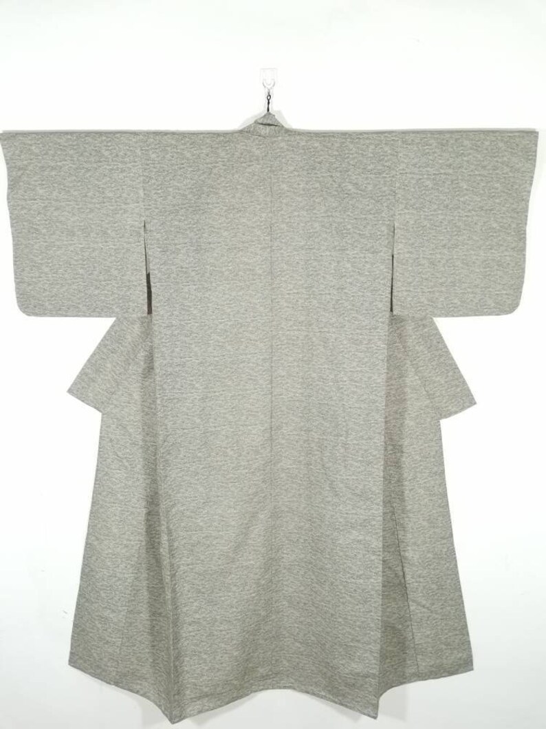 Japanese Kimono Robe Grey Floral Kimono Dress Floral Kimono - Etsy