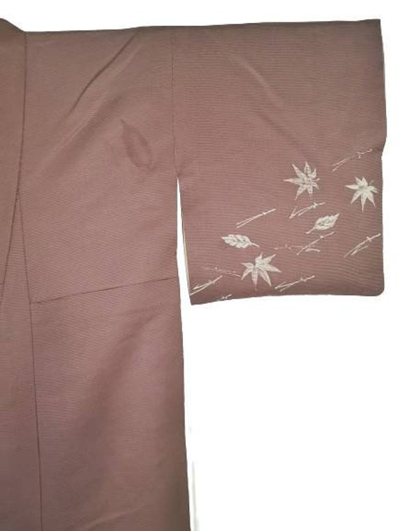 New Royal Purple Long Kimono Flower main image 0