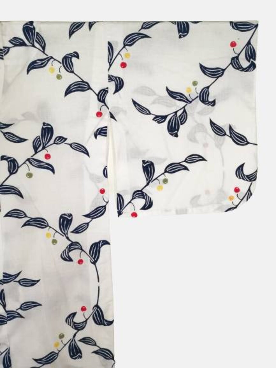 Japanese Kimono Robe White Floral Kimono Dress Floral Kimono Etsy