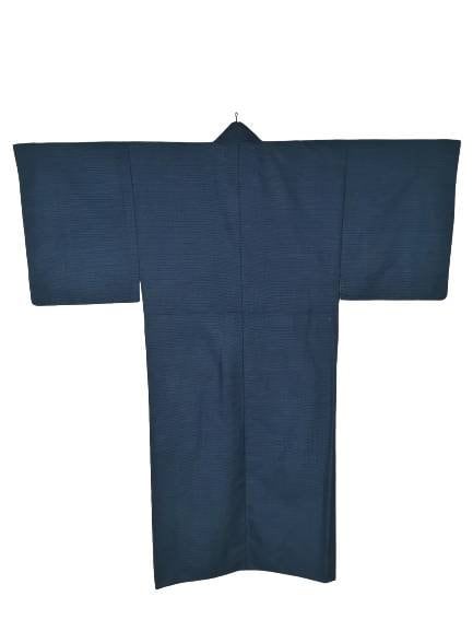 Japanese Kimono Robe Blue Men's Kimono Dress Floral | Etsy