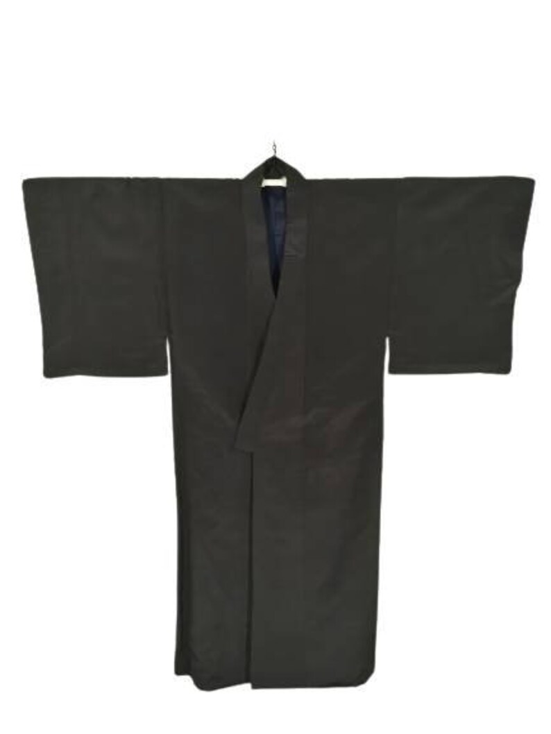 Japanese Kimono Robe Brown Men's Kimono Dress Floral - Etsy
