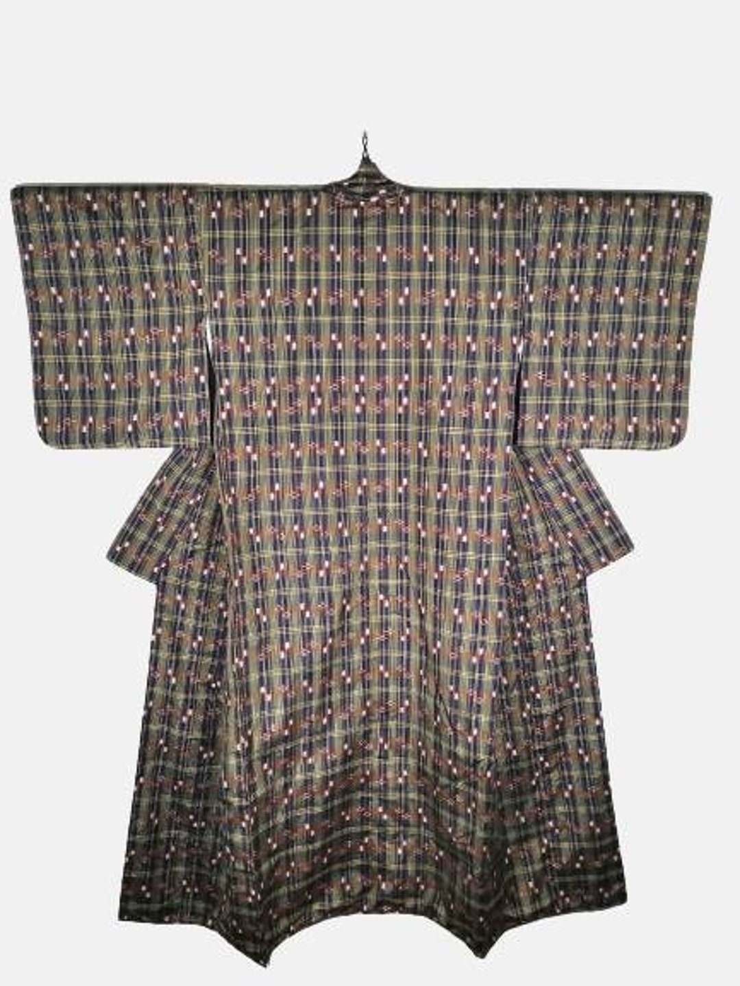 Japan Purple Robe Japanese Kimono Robe Purple Abstract Silk Kimono Dress | Floral Kimono ...