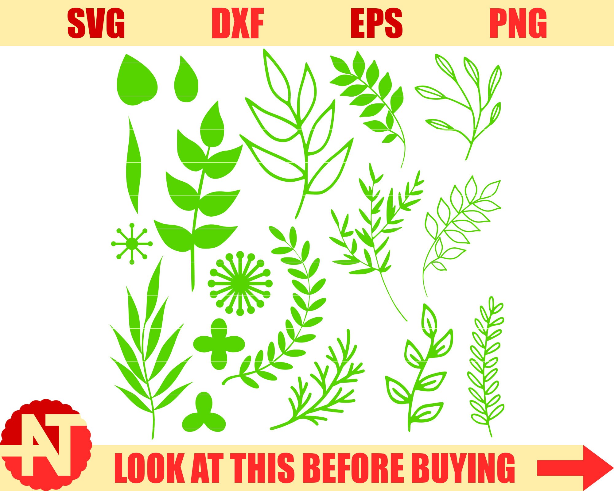Download Leaf svg Leaves svg Branches Svg Ornament svg Flourish SVG ...